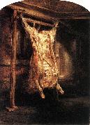 Rembrandt Peale The Flayed Ox painting